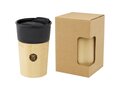 Pereira 320 ml porcelain mug with bamboo outer wall 8