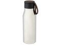 Ljungan 500 ml copper vacuum insulated stainless steel bottle with PU leather strap and lid 8
