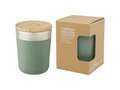 Lagan 300 ml copper vacuum insulated stainless steel tumbler with bamboo lid 17