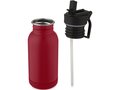 Lina 400 ml stainless steel sport bottle with straw and loop 9