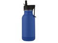 Lina 400 ml stainless steel sport bottle with straw and loop 12
