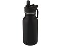 Lina 400 ml stainless steel sport bottle with straw and loop 1