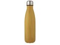 Cove 500 ml vacuum insulated stainless steel bottle with wood print 3