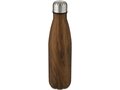 Cove 500 ml vacuum insulated stainless steel bottle with wood print 5