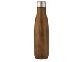 Cove 500 ml vacuum insulated stainless steel bottle with wood print 8