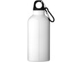 Oregon 400 ml RCS certified recycled aluminium water bottle with carabiner 1