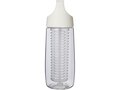 HydroFruit 700 ml recycled plastic sport bottle with flip lid and infuser 3