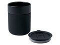 Java 330 ml ceramic tumbler with silicone wrap and plastic lid 21