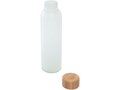 Lume 500 ml matte soda lime glass bottle with bamboo lid 3