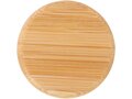 Lume 500 ml matte soda lime glass bottle with bamboo lid 9