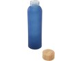 Lume 500 ml matte soda lime glass bottle with bamboo lid 13
