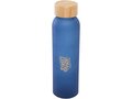 Lume 500 ml matte soda lime glass bottle with bamboo lid 11