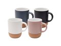 Billie 300 ml ceramic mug with cork details and matt finish 5
