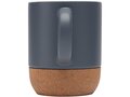 Billie 300 ml ceramic mug with cork details and matt finish 13