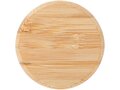 Porto 500 ml glass water bottle with silicone handle and bamboo lid 24