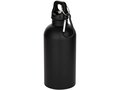 Oregon 400 ml matte RCS recycled single wall stainless steel water bottle with carabiner 4