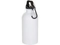 Oregon 400 ml sublimation RCS recycled single wall stainless steel water bottle with carabiner
