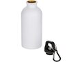 Oregon 400 ml sublimation RCS recycled single wall stainless steel water bottle with carabiner 3