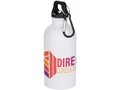 Oregon 400 ml sublimation RCS recycled single wall stainless steel water bottle with carabiner 1