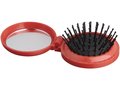 Foldable hair brush with mirror 1