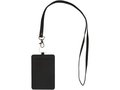Heathered badge holder set 4