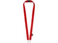 Adam recycled PET lanyard with two hooks 6