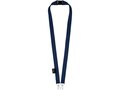 Adam recycled PET lanyard with two hooks 13