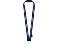 Adam recycled PET lanyard with two hooks 12