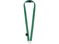 Adam recycled PET lanyard with two hooks 18