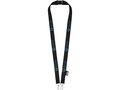 Adam recycled PET lanyard with two hooks 22