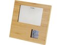 Sasa bamboo photo frame with weather station