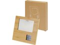 Sasa bamboo photo frame with weather station 4