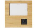 Sasa bamboo photo frame with weather station 2