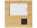 Sasa bamboo photo frame with weather station 2