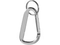 Timor recycled aluminium carabiner keychain 11