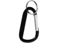 Timor recycled aluminium carabiner keychain 14