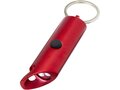 Flare RCS recycled aluminium IPX LED light and bottle opener with keychain