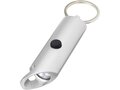 Flare RCS recycled aluminium IPX LED light and bottle opener with keychain 15
