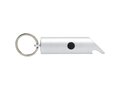 Flare RCS recycled aluminium IPX LED light and bottle opener with keychain 18