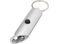 Flare RCS recycled aluminium IPX LED light and bottle opener with keychain 19