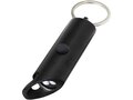 Flare RCS recycled aluminium IPX LED light and bottle opener with keychain