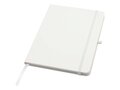 Teak A5 recycled hard cover notebook with lined pages