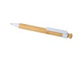 Rattan bamboo and recycled plastic ballpoint pen (black ink) 5