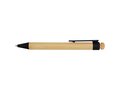 Rattan bamboo and recycled plastic ballpoint pen (black ink) 19