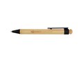Rattan bamboo and recycled plastic ballpoint pen (black ink) 18