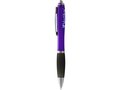 Nash ballpoint pen with coloured barrel and black grip 14