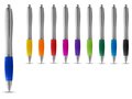 Nash ballpoint pen with coloured grip