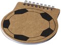 Score football shaped notebook 3