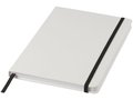 White A5 spectrum notebook with coloured strap