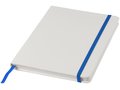 White A5 spectrum notebook with coloured strap 8